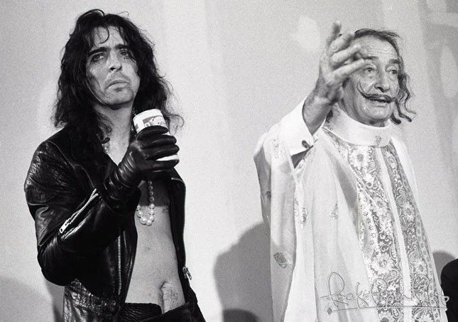 Alice Cooper e Salvador Dalì
