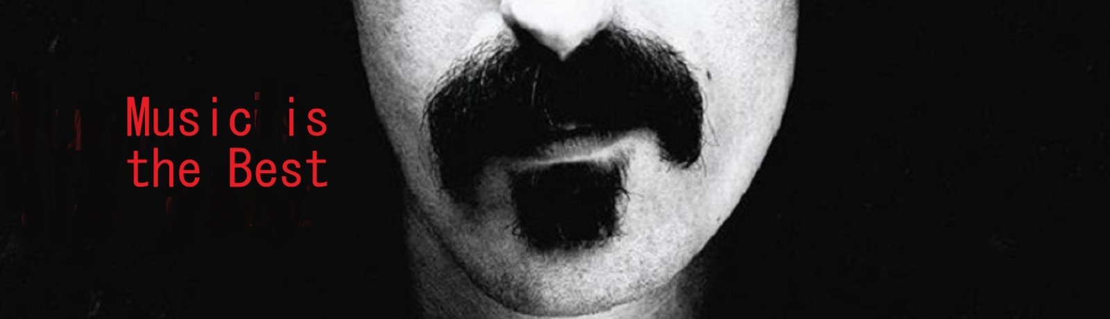 Frank Zappa's mustache - Music is the Best