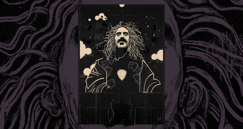 Frank Zappa Dancin' Fool ritratto di Emma Kwiatkowska
