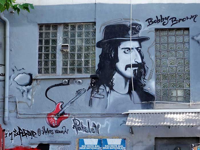 Frank Zappa murale, Batschkapp, Frankfurt-Eschersheim
