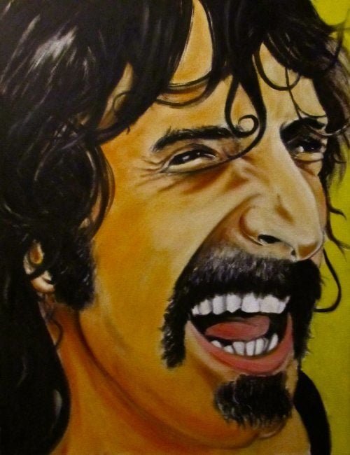 Frank Zappa dipinto di Polo