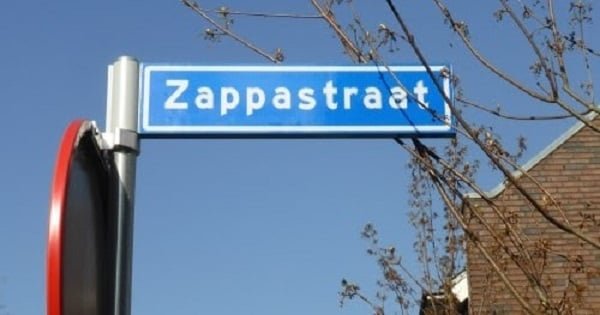 Via intitolata a Frank Zappa a Tilburg, Olanda