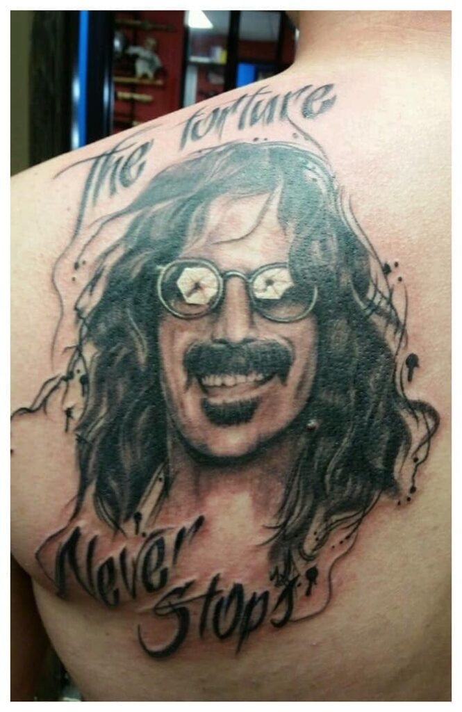 Frank Zappa tattoo art