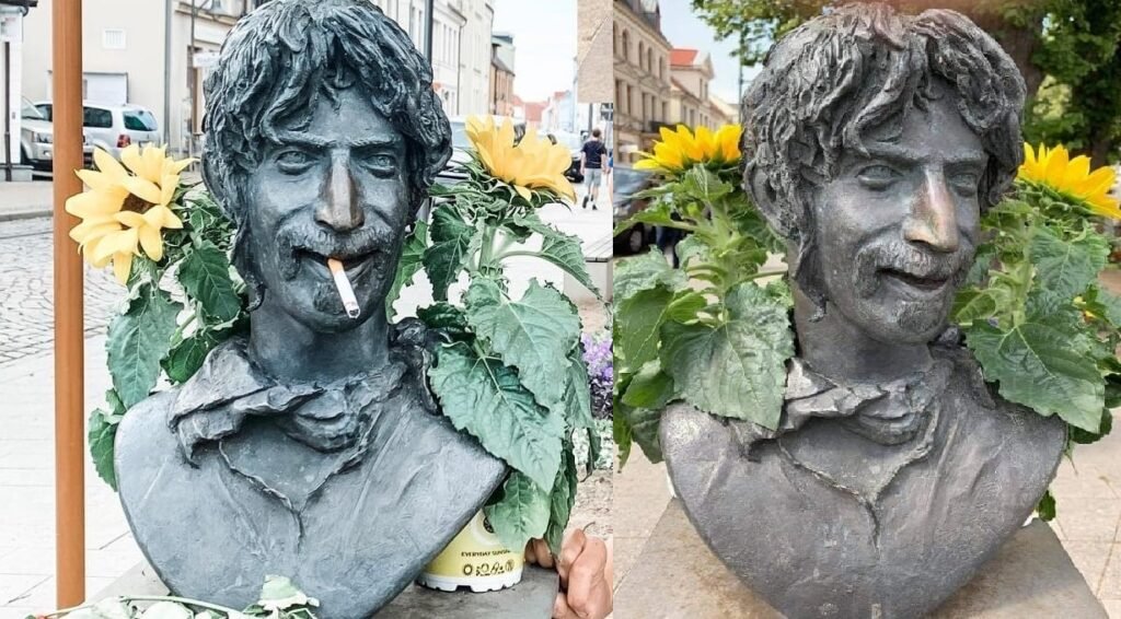 Scultura di Frank Zappa a Bad Doberan (Germania)