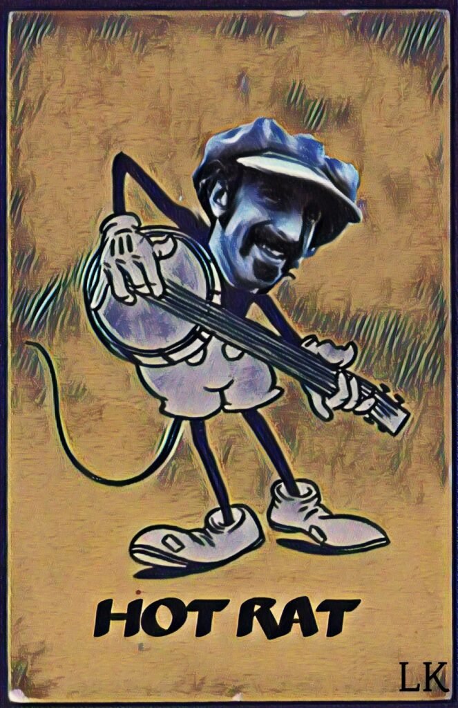 Frank Zappa artwork 'Hot Rat' di Lewi Krautman