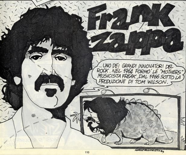 Frank Zappa vignetta I'm the Slime di Moreno Chiacchiera