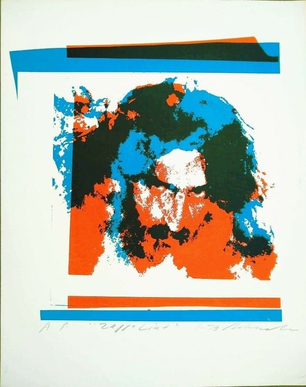 Frank Zappa artwork di Cal Schenkel