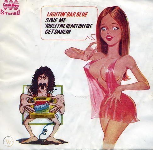 Frank Zappa illustrazione Cash Box Stereo