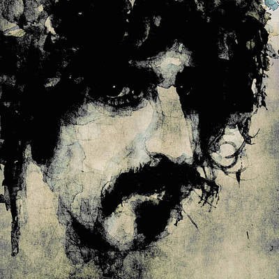 Frank Zappa dipinto di Paul Lovering