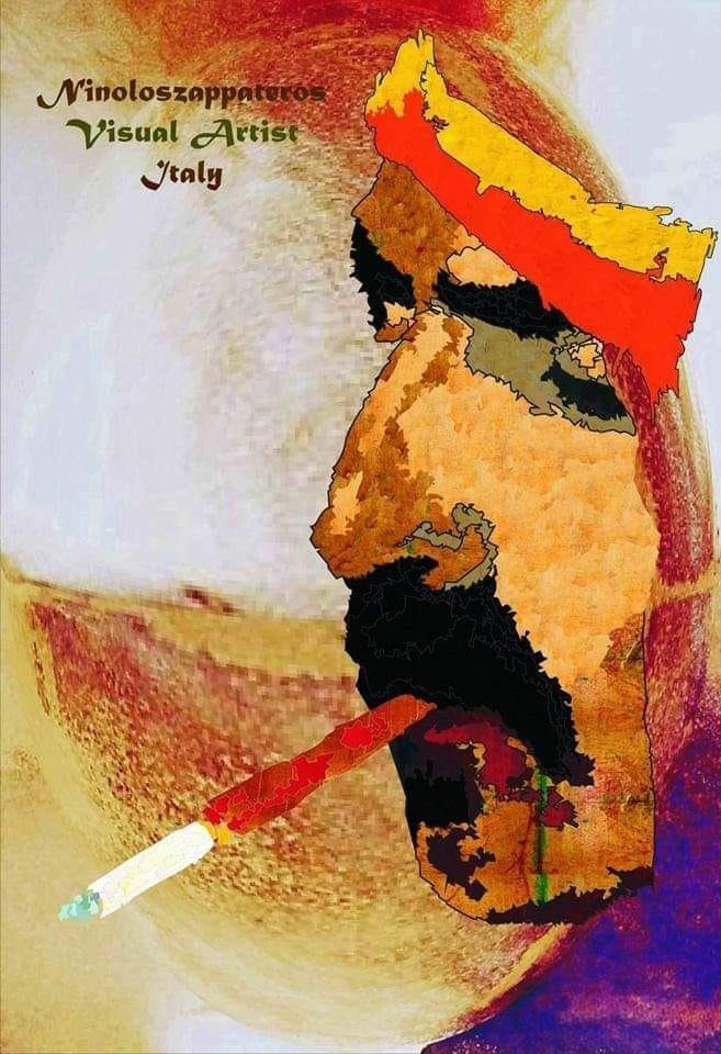 Frank Zappa dipinto di Ninosloszappateros