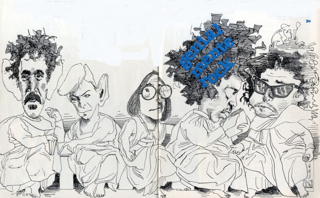 Frank Zappa caricatura