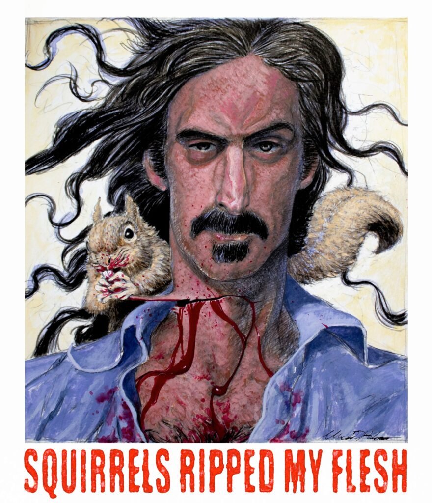 Frank Zappa ritratto di Michele D'Aloisio