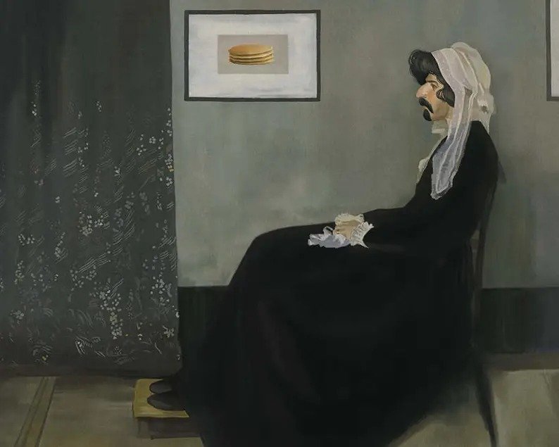 Stampa d'arte ufficiale di Frank Zappa "Whistler's Mother of Invention"