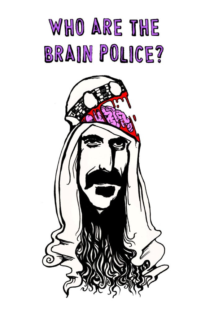Frank Zappa disegno di Maroonbeard