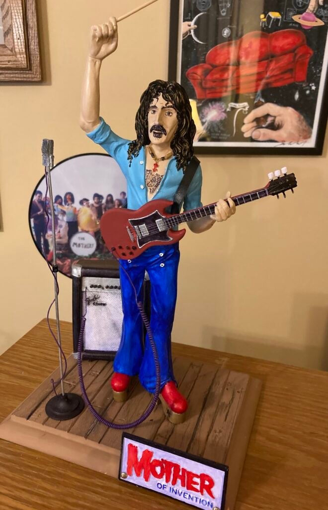 Frank Zappa scultura di Jim Kull