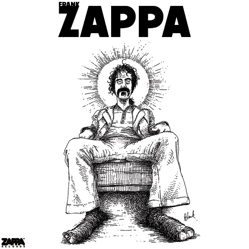 Frank Zappa disegno di Blouk