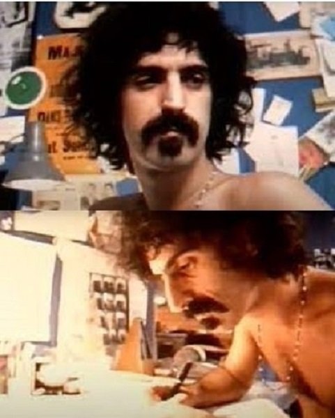 Frank Zappa iniziò disegnando musica