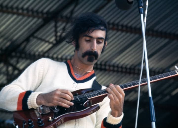 Frank Zappa sulla chitarra ad aria