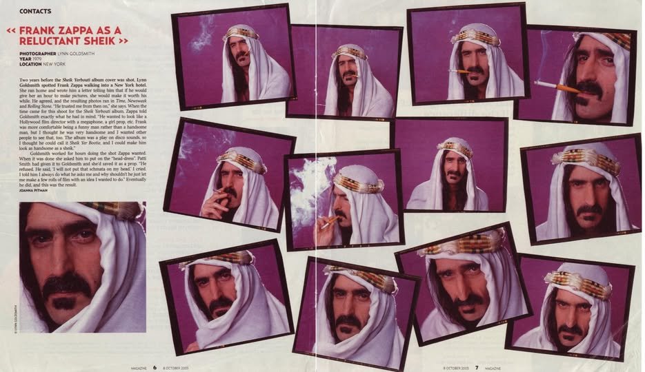 copertina di Sheik Yerbouti