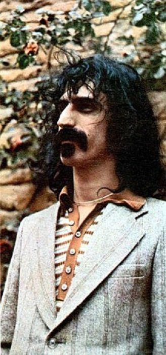Matt Groening sui baffi di Frank Zappa