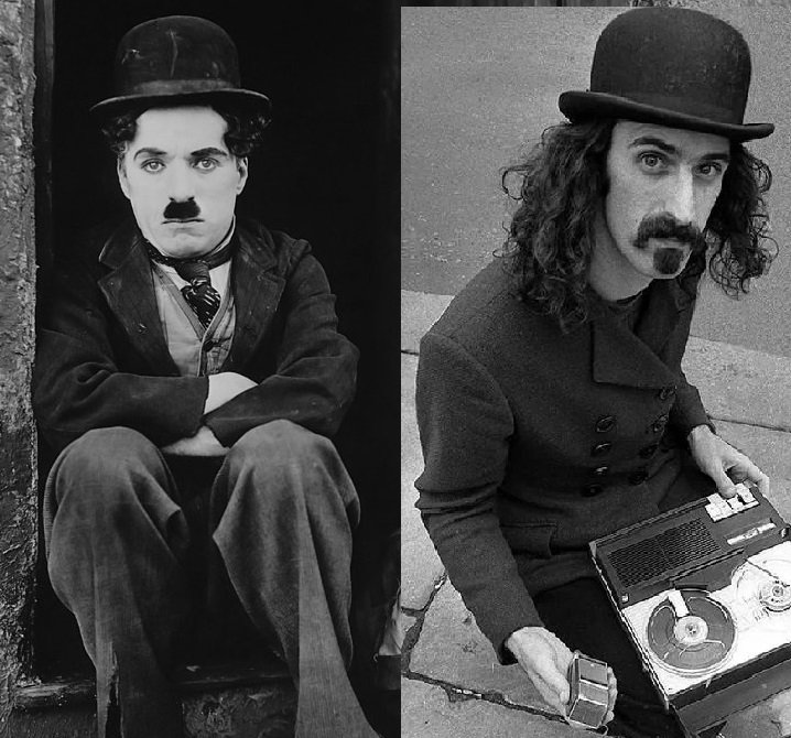 Frank Zappa e Charlie Chaplin