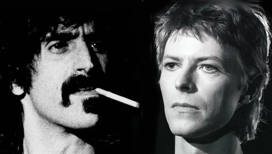 Frank Zappa e David Bowie