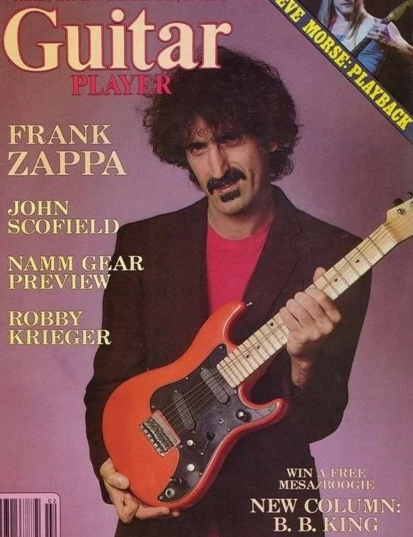 Frank Zappa e la sua D'Mini Strat modificata