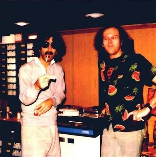 Frank Zappa e Mark Pinske