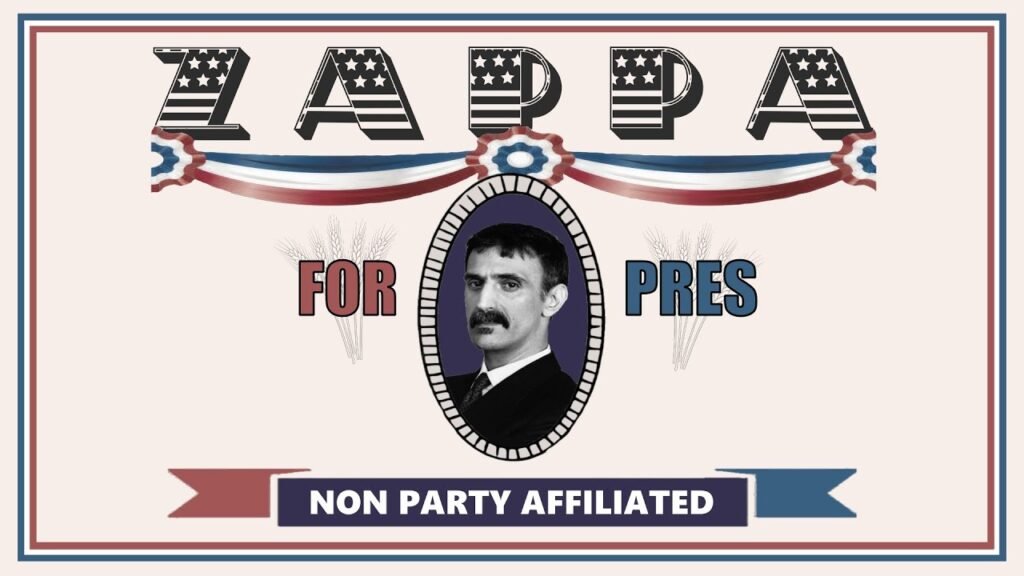 Frank Zappa candidato alla Casa Bianca