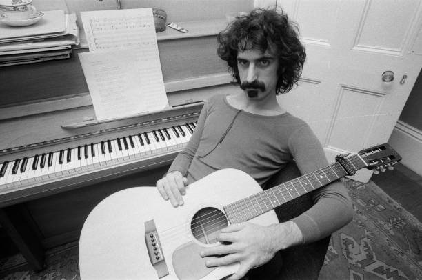 Frank Zappa con la chitarra acustica Martin D-18S 12 fret