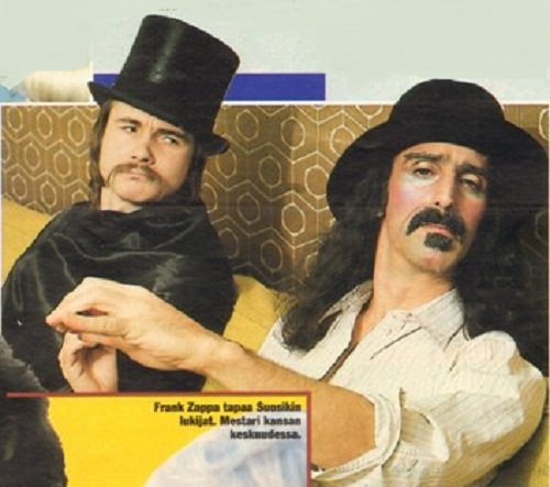 Frank Zappa truccato