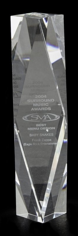 Trofeo Surround Music Awards a Frank Zappa per Baby Snakes