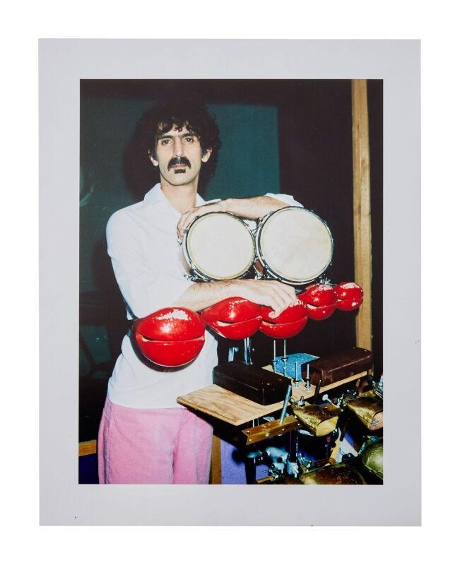 Bongo, blocchi di legno temple, altri strumenti a percussione di Frank Zappa