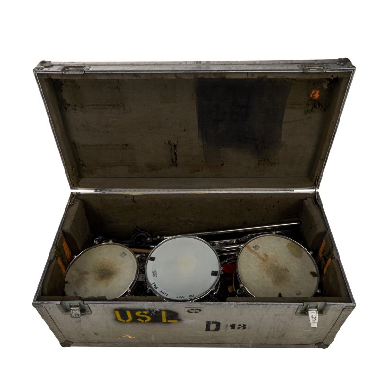 Remo drums e road case "Intercontinental Absurdities" di Frank Zappa